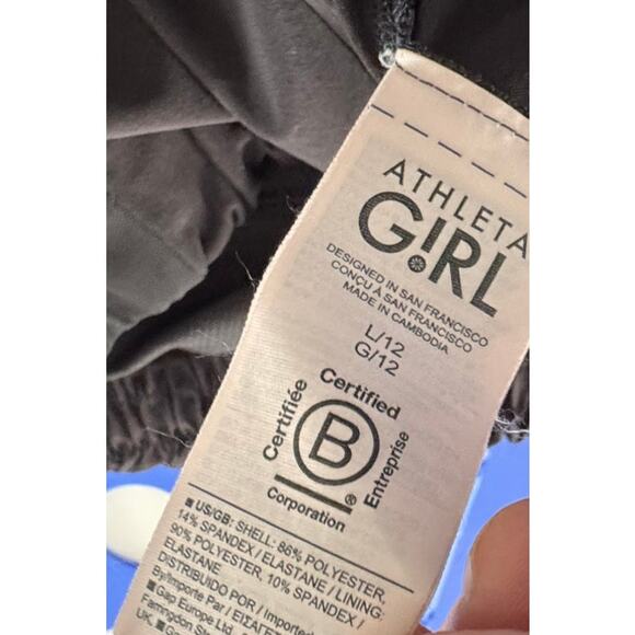 Athleta Girl Size 12 Black Skort - Picture 3 of 8